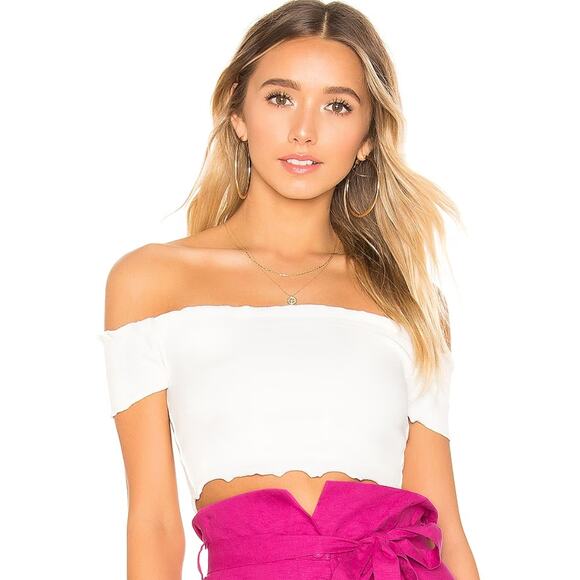 Lovers and Friends Stanton Top in White NWT Size Small - Picture 1 of 3